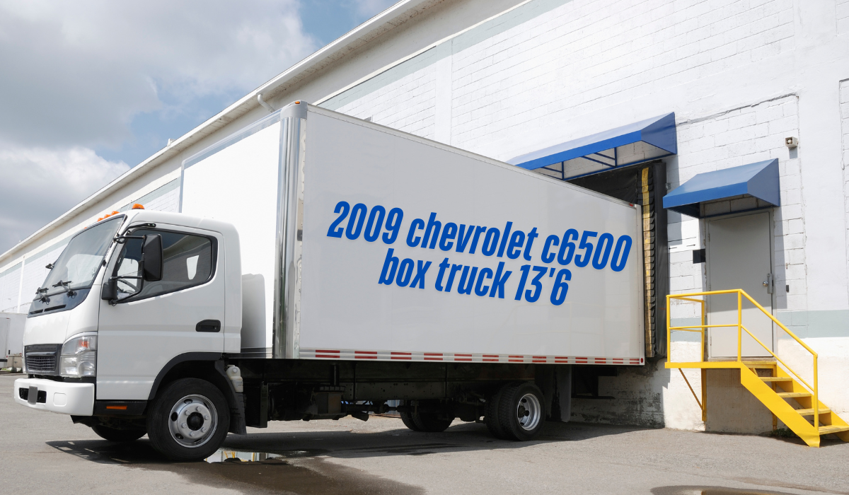 2009 chevrolet c6500 box truck 13'6